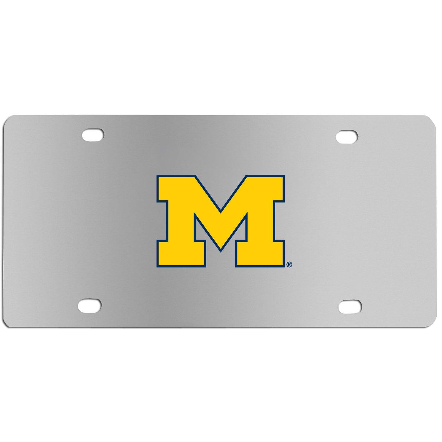Michigan Wolverines Steel License Plate Wall Plaque - Flyclothing LLC