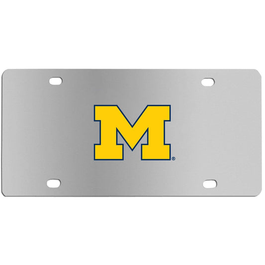Michigan Wolverines Steel License Plate Wall Plaque - Flyclothing LLC