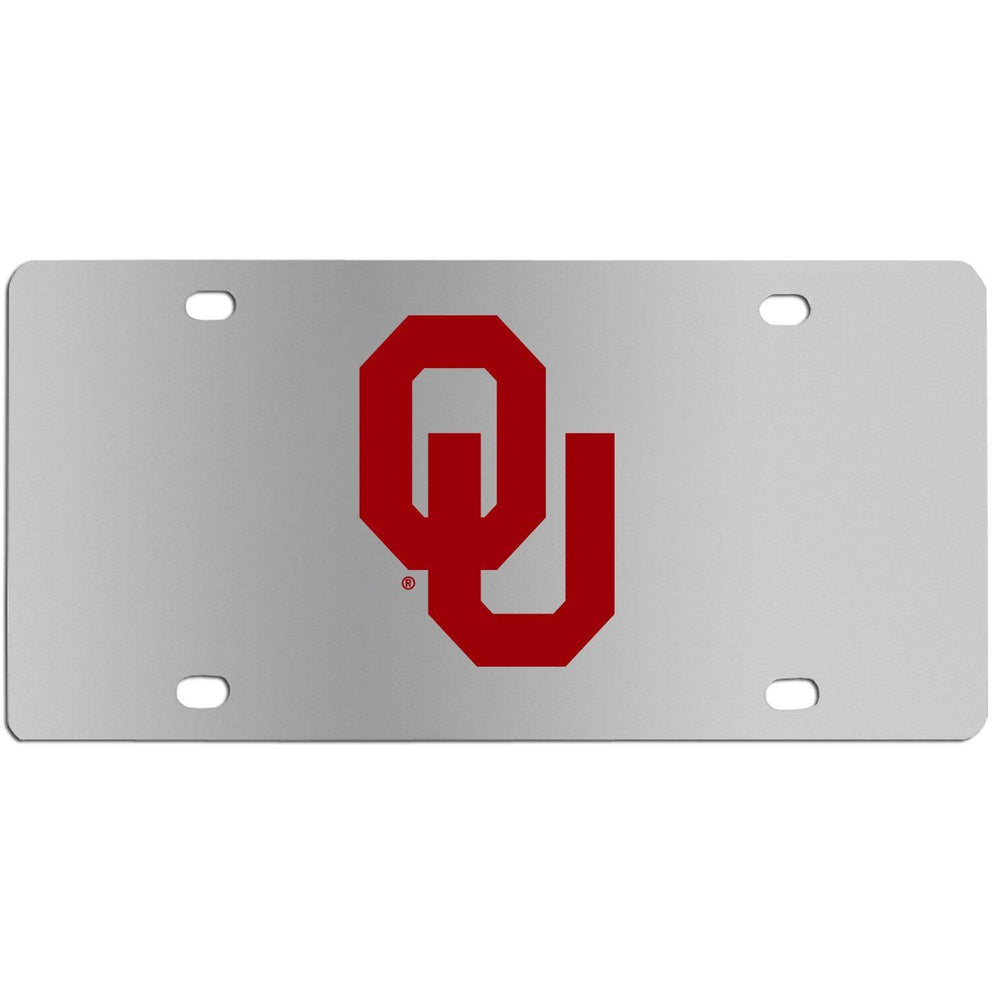 Oklahoma Sooners Steel License Plate Wall Plaque - Siskiyou Buckle