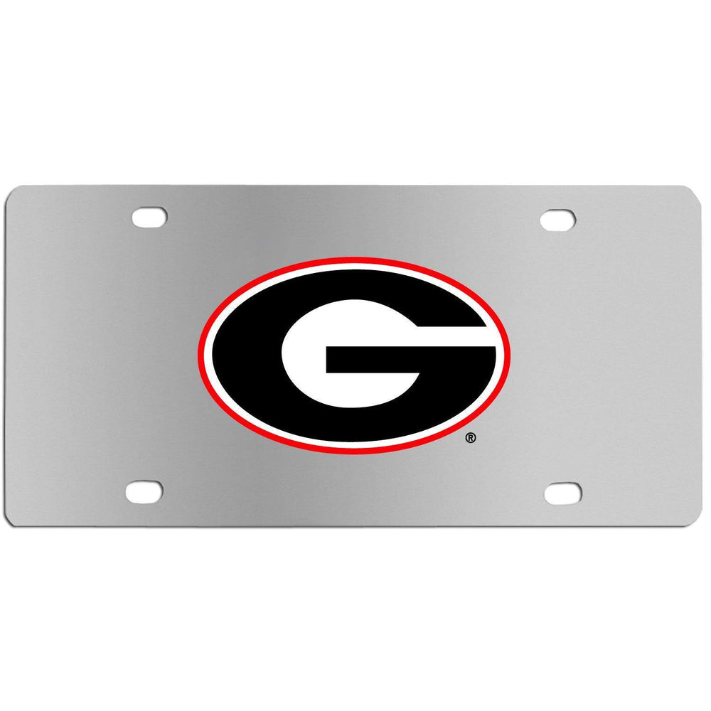 Georgia Bulldogs Steel License Plate Wall Plaque - Siskiyou Buckle
