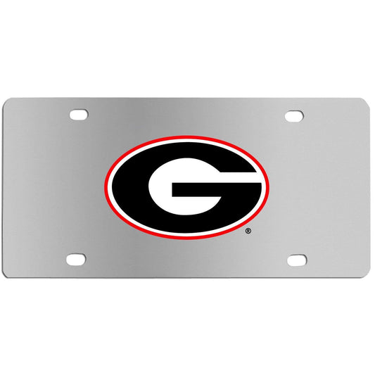 Georgia Bulldogs Steel License Plate Wall Plaque - Siskiyou Buckle