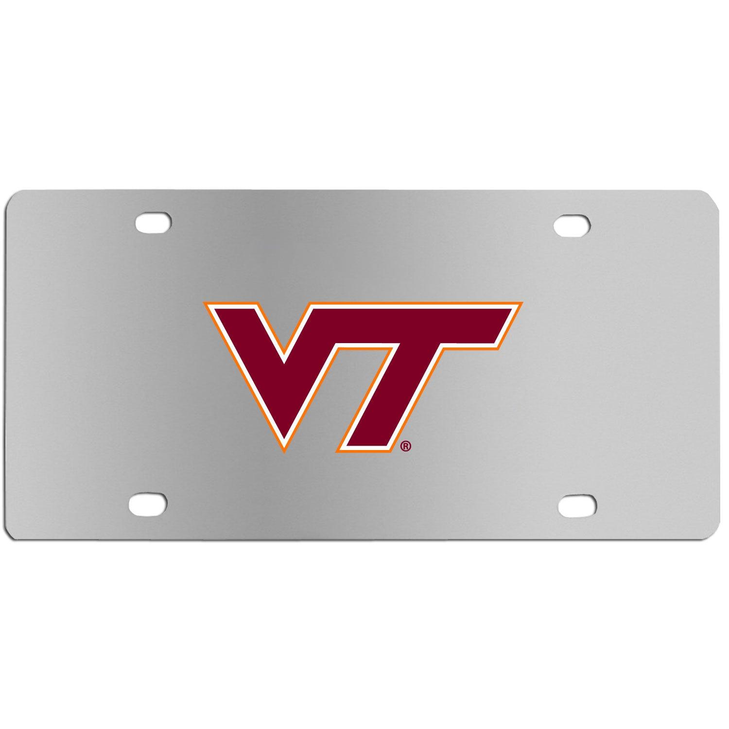 Virginia Tech Hokies Steel License Plate Wall Plaque - Flyclothing LLC