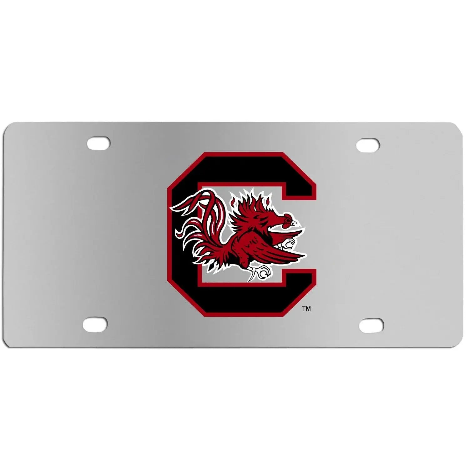 S. Carolina Gamecocks Steel License Plate Wall Plaque - Siskiyou Buckle - Flyclothing LLC