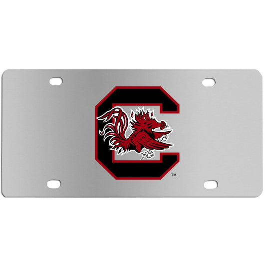 S. Carolina Gamecocks Steel License Plate Wall Plaque - Siskiyou Buckle