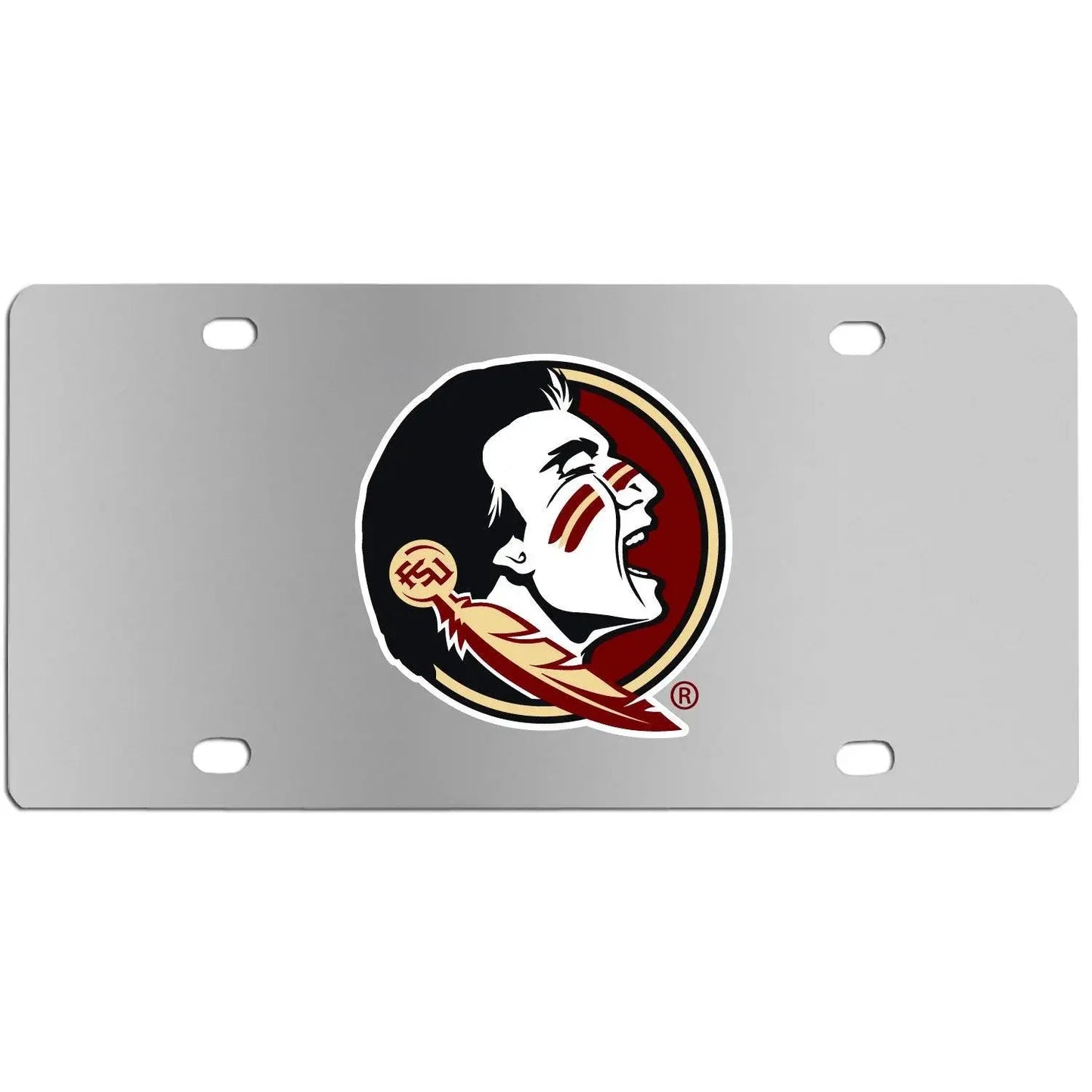 Florida St. Seminoles Steel License Plate Wall Plaque - Siskiyou Buckle - Flyclothing LLC