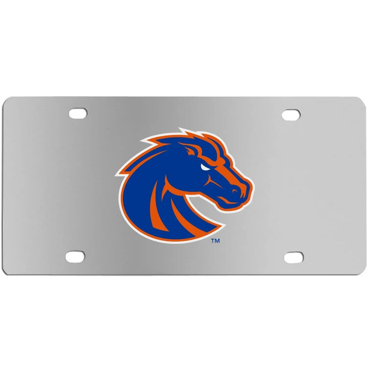 Boise St. Broncos Steel License Plate Wall Plaque - Siskiyou Buckle - Flyclothing LLC
