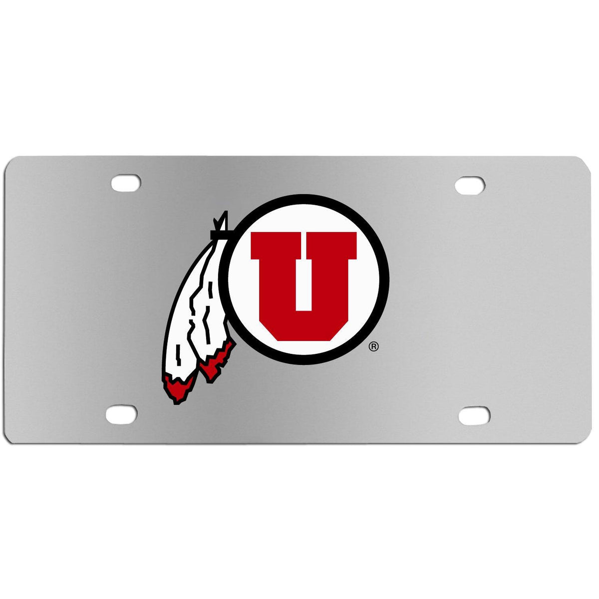 Utah Utes Steel License Plate Wall Plaque - Flyclothing LLC