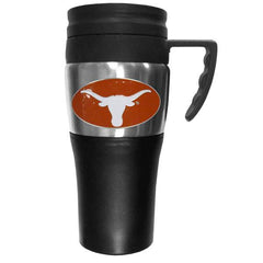 Texas Longhorns Steel Travel Mug w/Handle - Flyclothing LLC