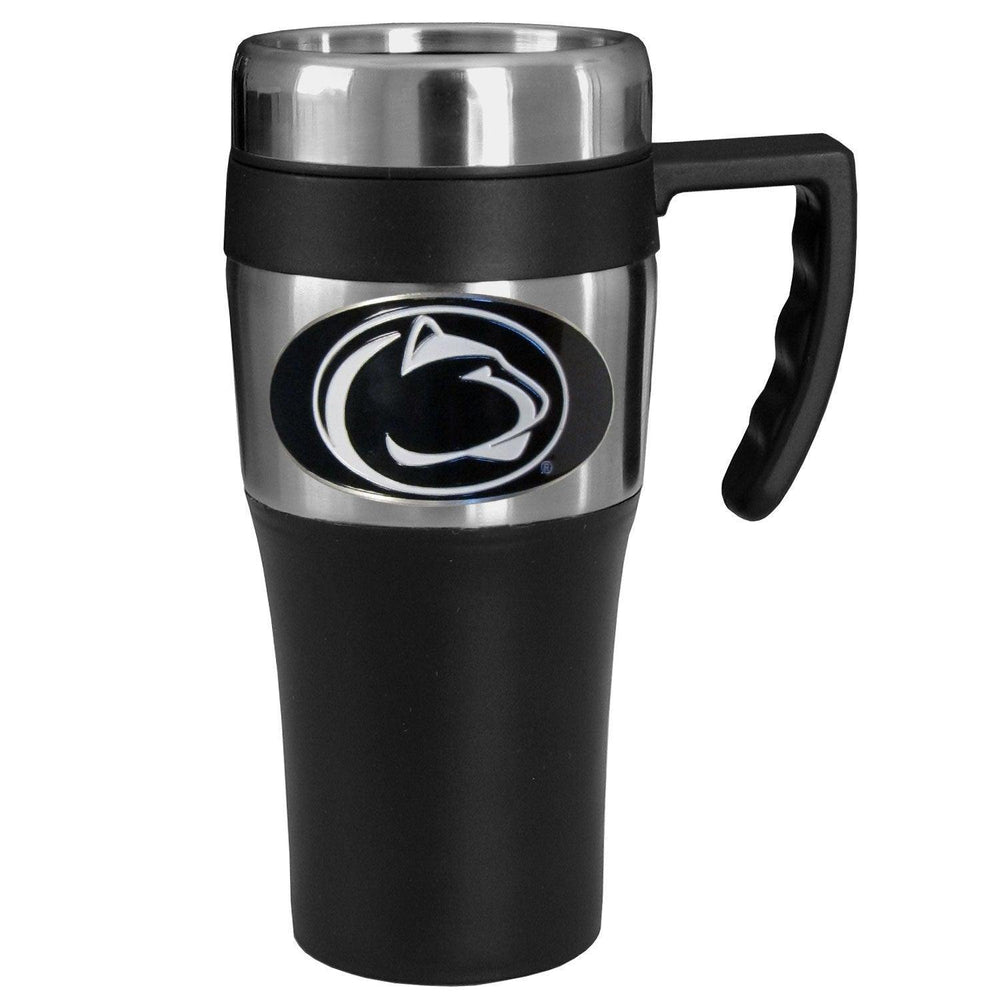 Penn St. Nittany Lions Steel Travel Mug w/Handle - Siskiyou Buckle