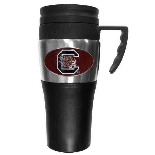 S. Carolina Gamecocks Steel Travel Mug w/Handle - Siskiyou Buckle