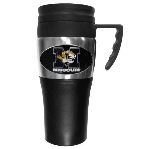 Missouri Tigers Steel Travel Mug w/Handle - Siskiyou Buckle