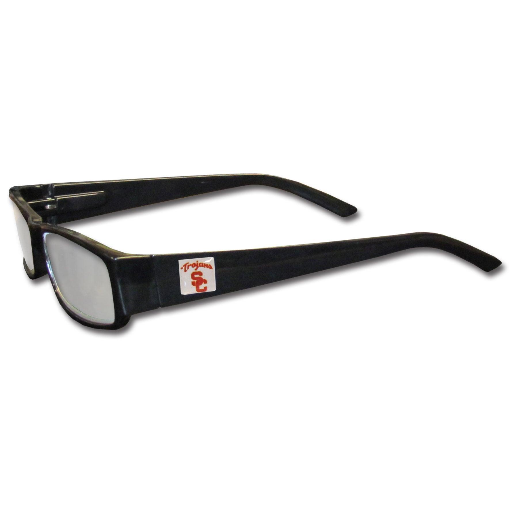 USC Trojans Black Reading Glasses +1.75 - Flyclothing LLC