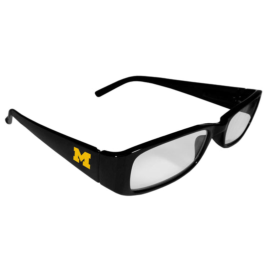 Michigan Wolverines Printed Reading Glasses, +1.25 - Flyclothing LLC
