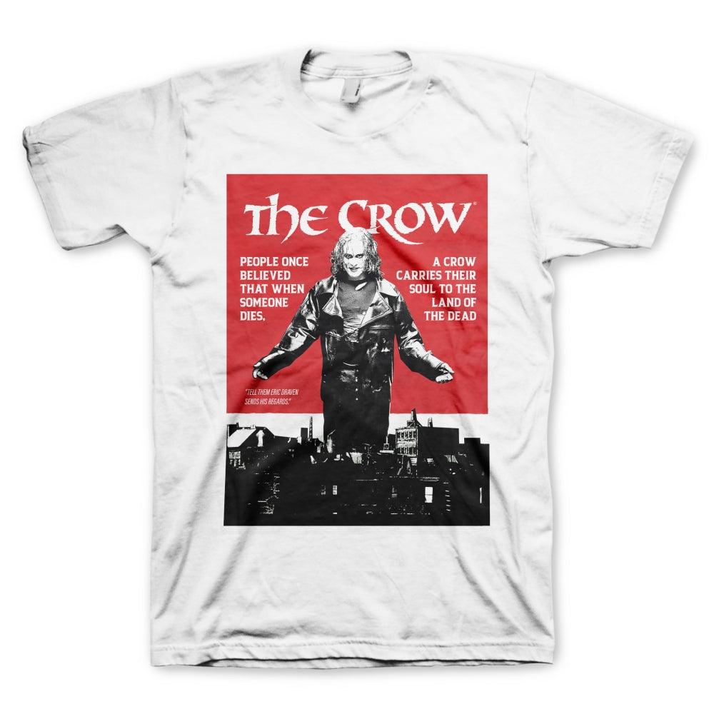 The Crow Poster Cream Mens T-Shirt - Flyclothing LLC