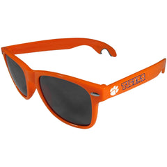 Clemson Tigers Beachfarer Bottle Opener Sunglasses, Orange - Flyclothing LLC