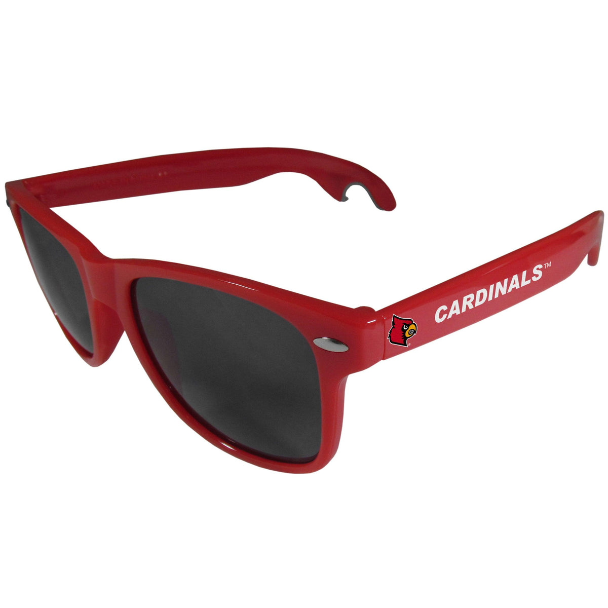 Louisville Cardinals Beachfarer Bottle Opener Sunglasses, Red - Flyclothing LLC