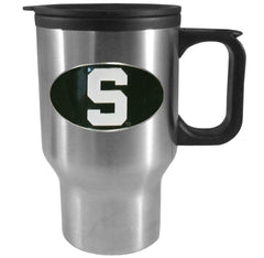 Michigan St. Spartans Sculpted Travel Mug, 14 oz - Flyclothing LLC