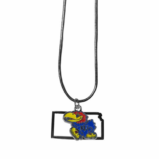 Kansas Jayhawks State Charm Necklace - Siskiyou Buckle