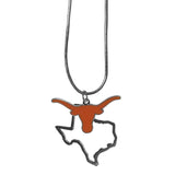 Texas Longhorns State Charm Necklace - Siskiyou Buckle
