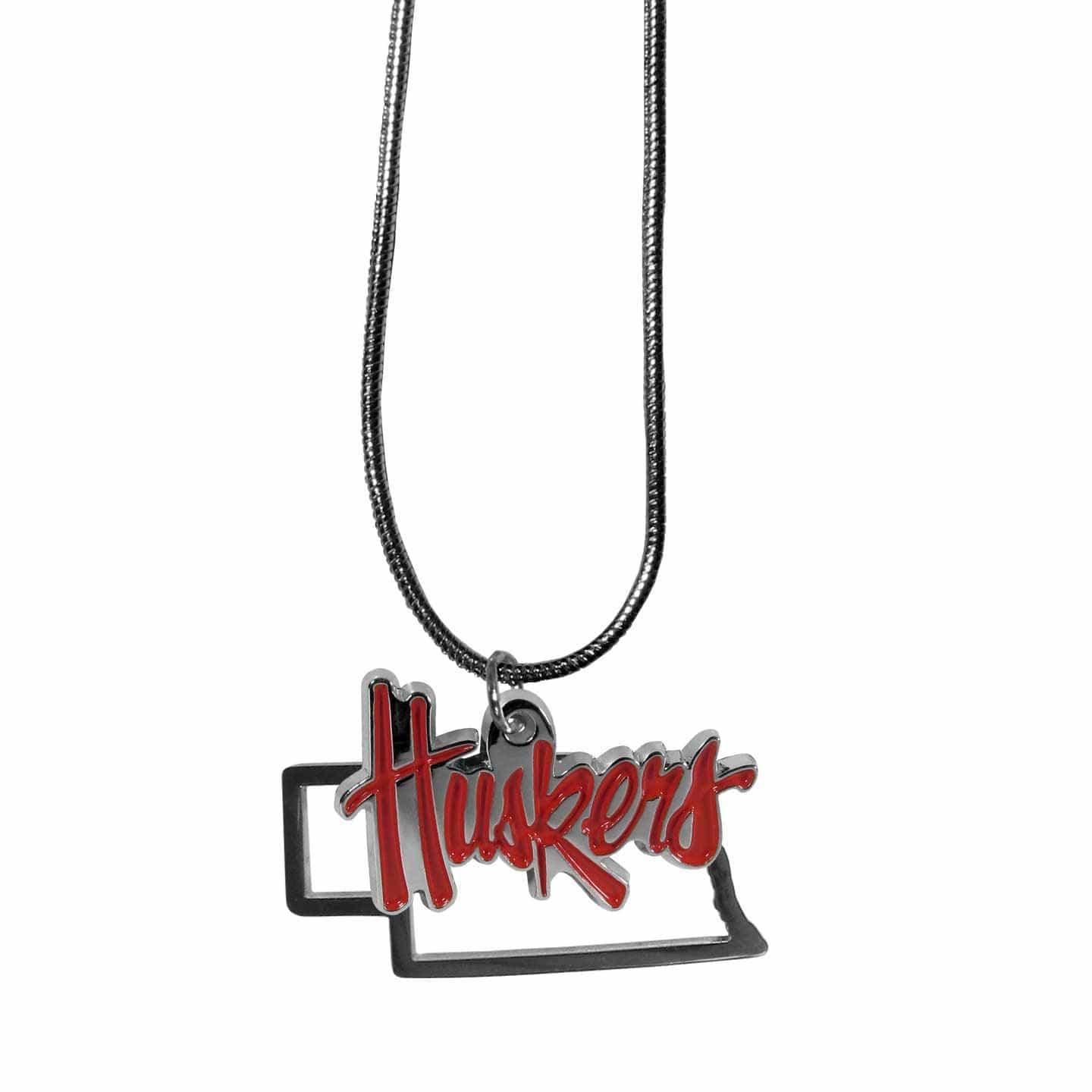 Nebraska Cornhuskers State Charm Necklace - Flyclothing LLC