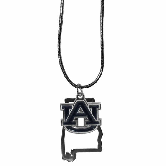 Auburn Tigers State Charm Necklace - Siskiyou Buckle