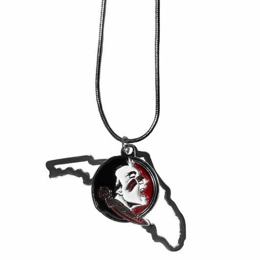 Florida St. Seminoles State Charm Necklace - Siskiyou Buckle