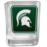Michigan St. Spartans Square Glass Shot Glass Set - Siskiyou Buckle