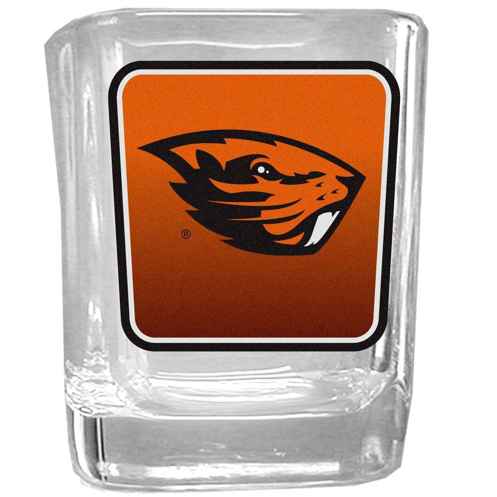 Oregon St. Beavers Square Glass Shot Glass Set - Siskiyou Buckle