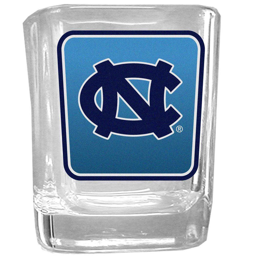 N. Carolina Tar Heels Square Glass Shot Glass Set - Siskiyou Buckle - Flyclothing LLC