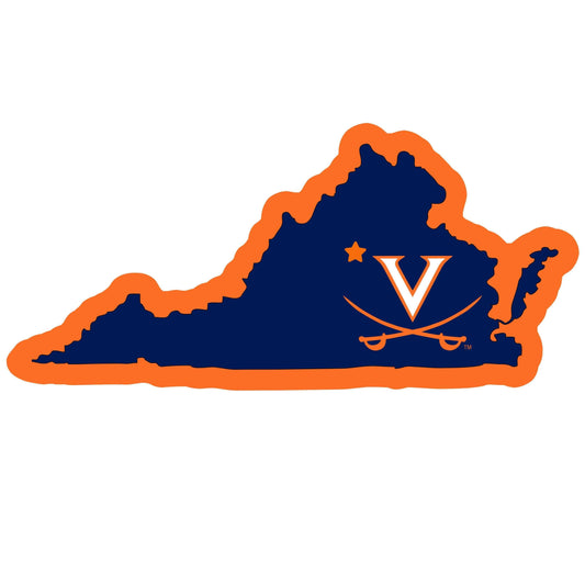 Virginia Cavaliers Home State 11 Inch Magnet - Siskiyou Buckle - Flyclothing LLC