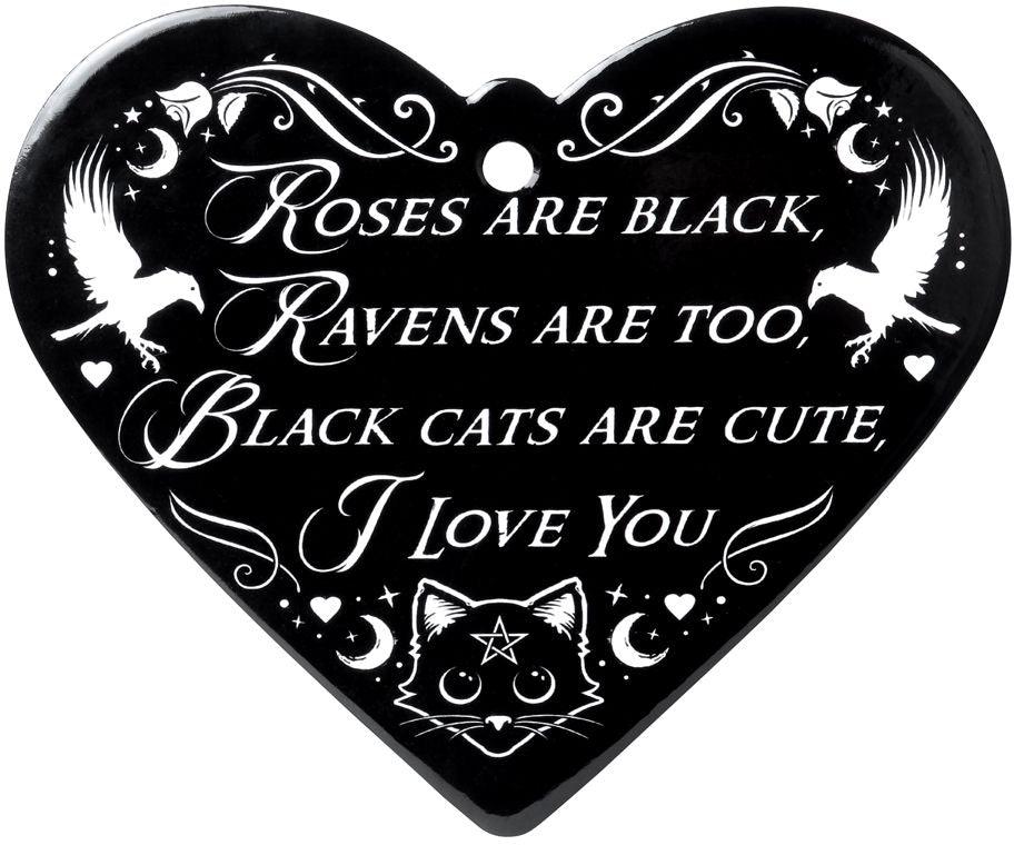 The Vault Roses are Black Heart Trivet - Flyclothing LLC