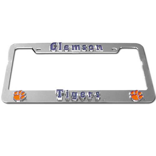 Clemson Tigers Deluxe Tag Frame - Flyclothing LLC