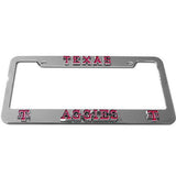 Texas A & M Aggies Deluxe Tag Frame - Siskiyou Buckle