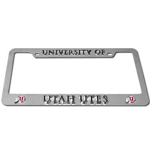 Utah Utes Deluxe Tag Frame - Siskiyou Buckle - Flyclothing LLC