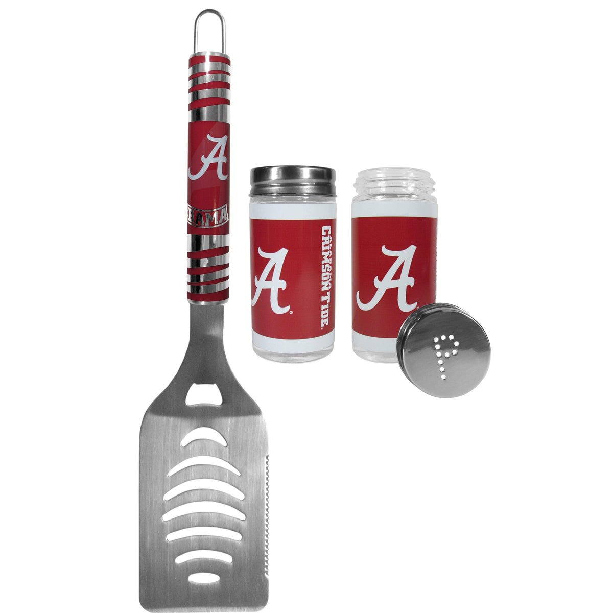 Alabama Crimson Tide Tailgater Spatula and Salt and Pepper Shakers - Flyclothing LLC