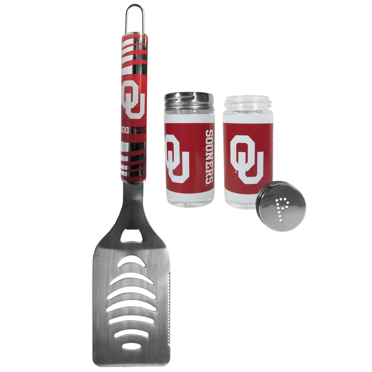 Oklahoma Sooners Tailgater Spatula and Salt and Pepper Shakers - Flyclothing LLC
