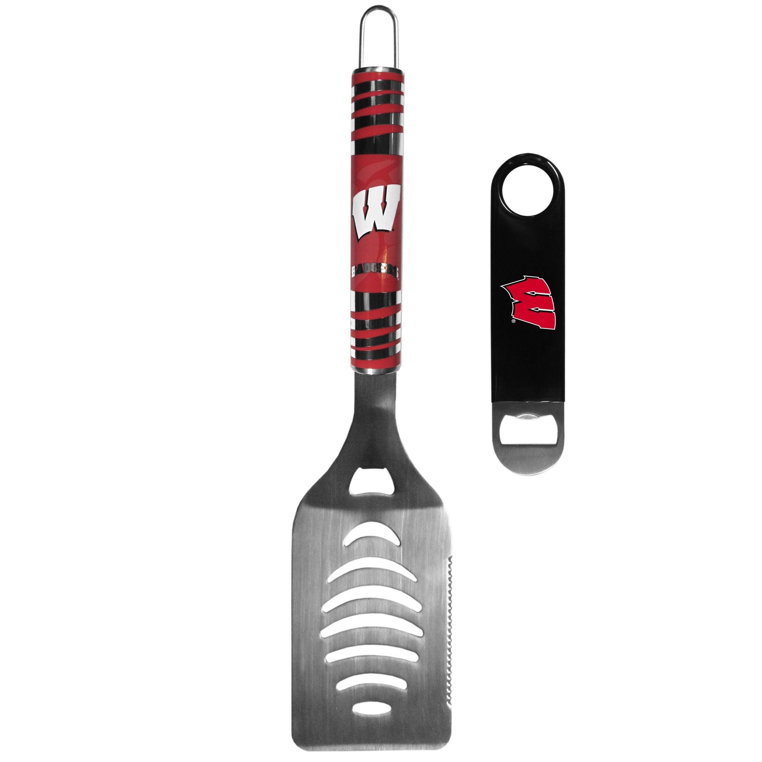 Wisconsin Badgers Tailgate Spatula and Bottle Opener - Flyclothing LLC