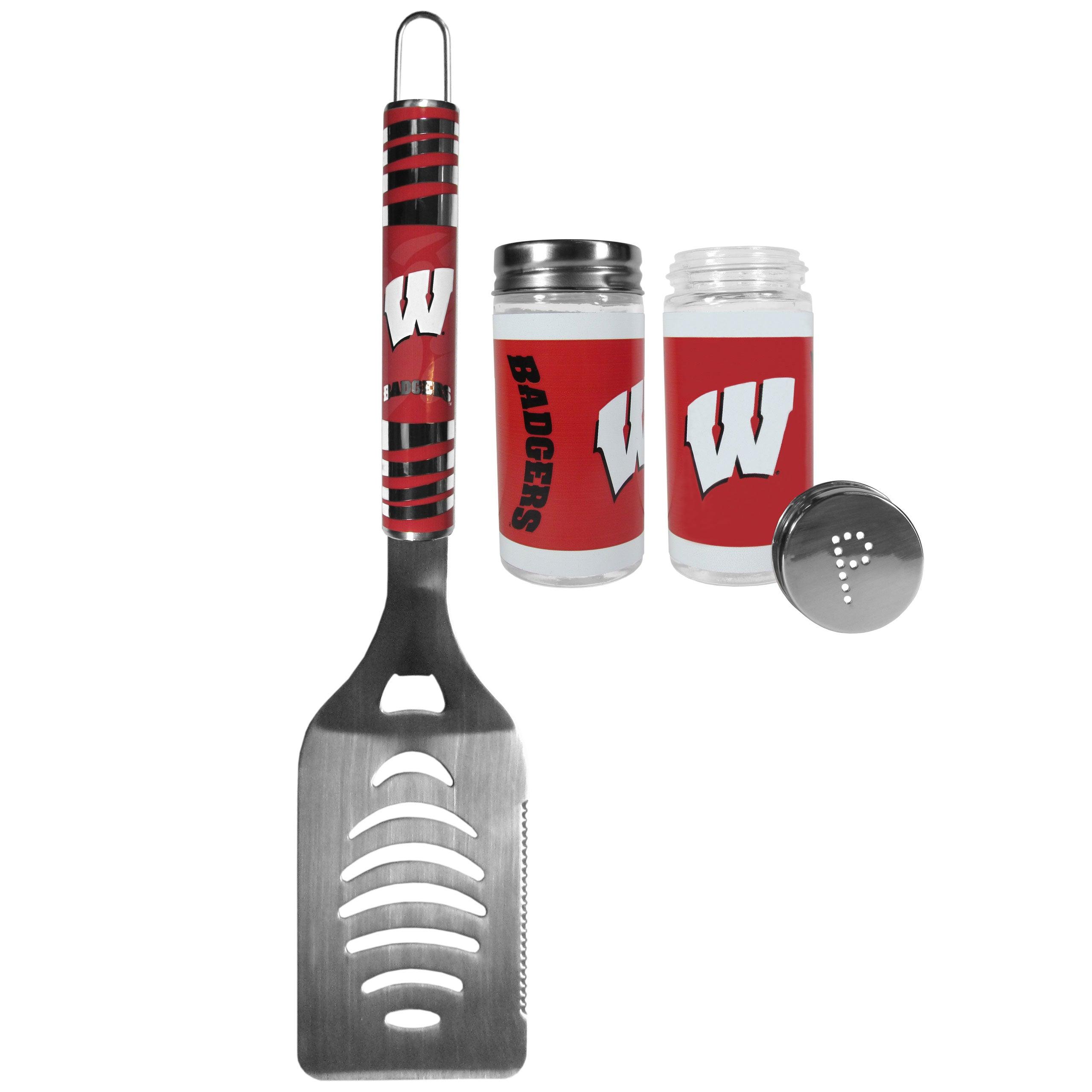 Wisconsin Badgers Tailgater Spatula and Salt and Pepper Shakers - Flyclothing LLC