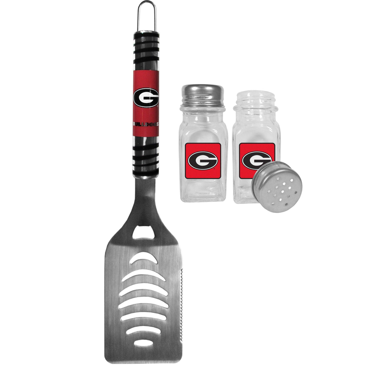 Georgia Bulldogs Tailgater Spatula and Salt and Pepper Shaker Set - Flyclothing LLC