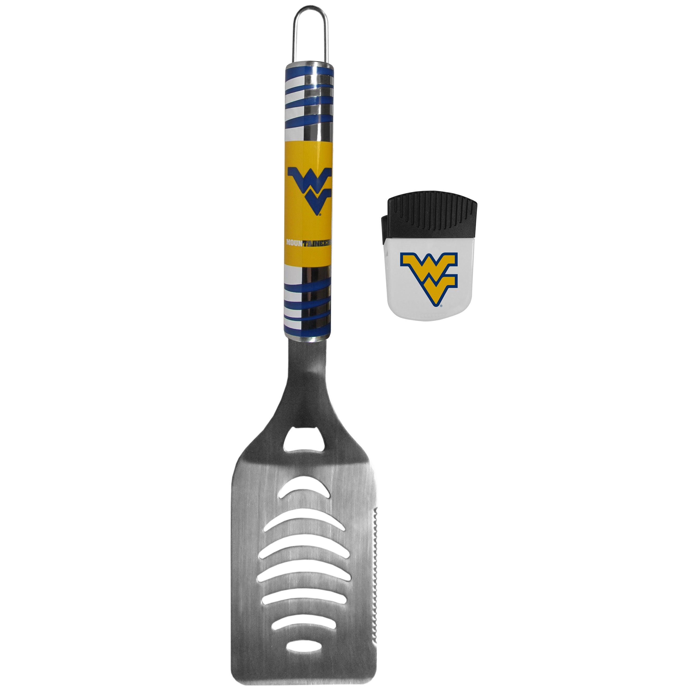 W. Virginia Mountaineers Tailgate Spatula and Chip Clip - Flyclothing LLC