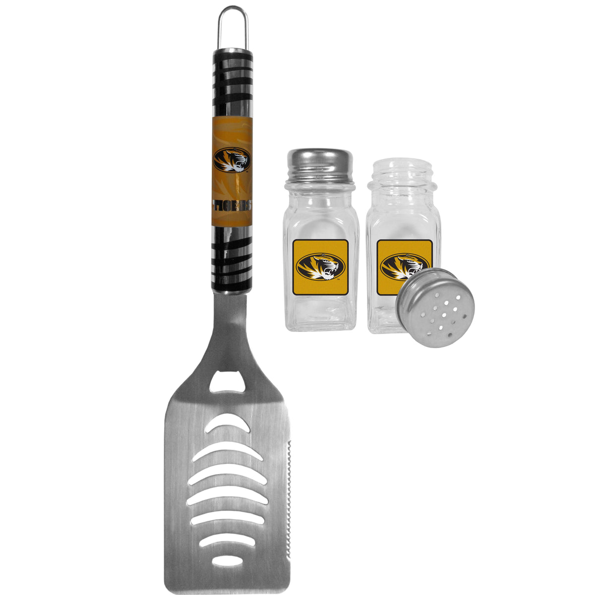 Missouri Tigers Tailgater Spatula and Salt and Pepper Shaker Set - Flyclothing LLC