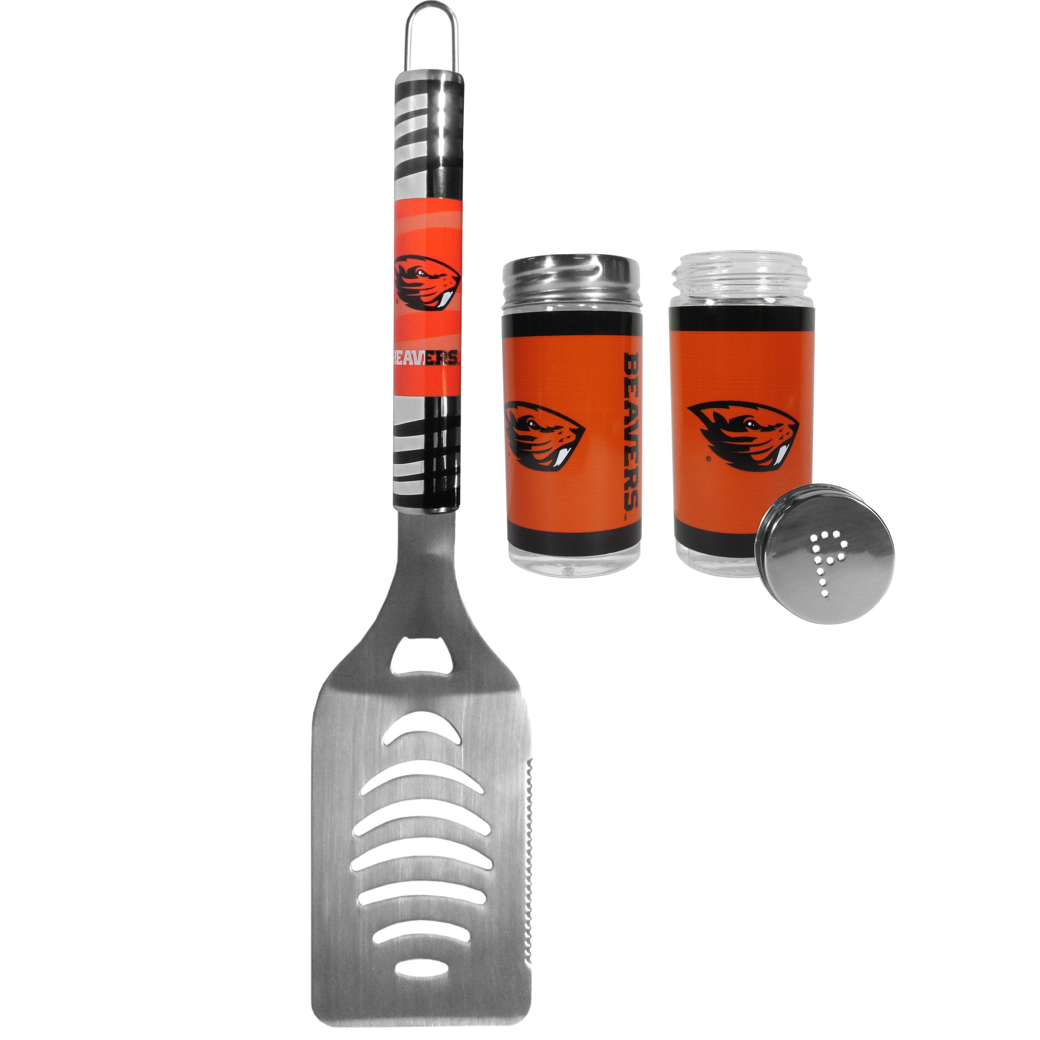 Oregon St. Beavers Tailgater Spatula and Salt and Pepper Shakers - Flyclothing LLC