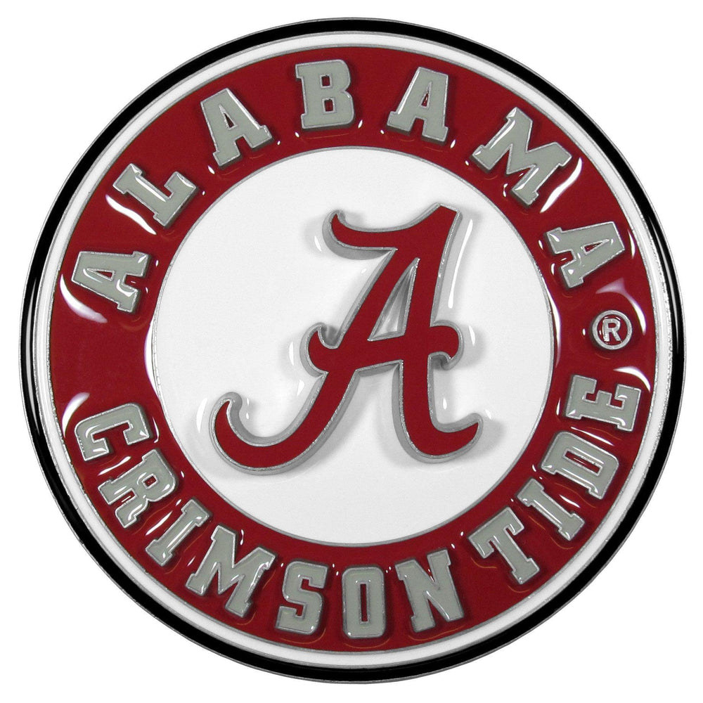 Alabama Crimson Tide Hitch Cover Class II and Class III Metal Plugs - Siskiyou Buckle