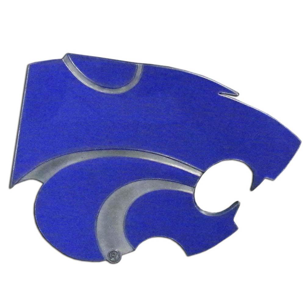 Kansas St. Wildcats Hitch Cover Class II and Class III Metal Plugs - Siskiyou Buckle