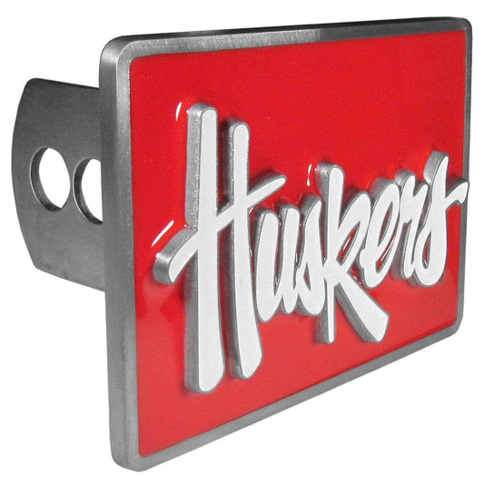 Nebraska Cornhuskers Hitch Cover Class II and Class III Metal Plugs - Siskiyou Buckle - Flyclothing LLC