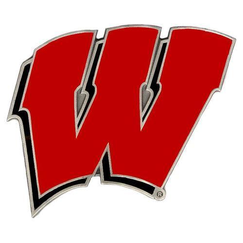 Wisconsin Badgers Hitch Cover Class III Wire Plugs - Siskiyou Buckle