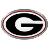 Georgia Bulldogs Hitch Cover Class II and Class III Metal Plugs - Siskiyou Buckle