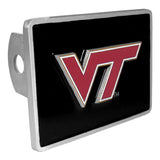 Virginia Tech Hokies Hitch Cover Class II and Class III Metal Plugs - Siskiyou Buckle