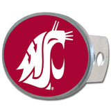 Washington St. Cougars Oval Metal Hitch Cover Class II and III - Siskiyou Buckle