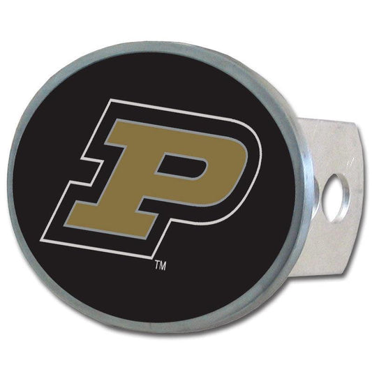 Purdue Boilermakers Oval Metal Hitch Cover Class II and III - Flyclothing LLC